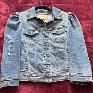 Retrofete Blue Distressed Jean Jacket